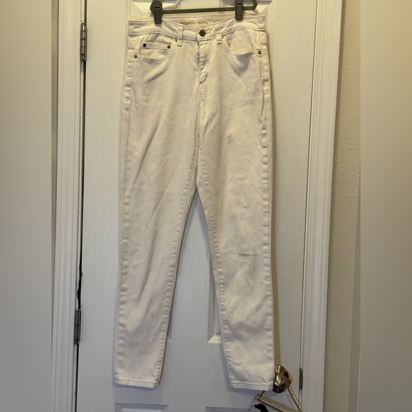 MICHAEL MICHAEL KORS Selma White Skinny Jeans Size 8 VGUC - Picture 10 of 16